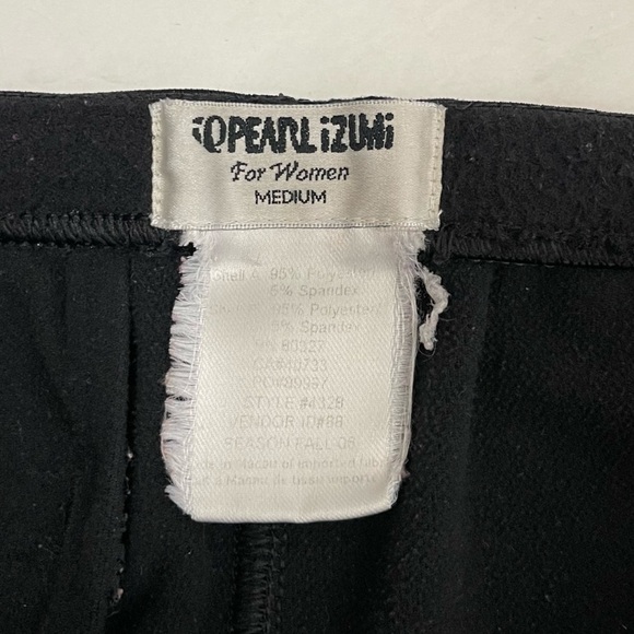 Pearl Izumi Women’s Black Ankle Zip Skinny Cycling Pants Size Medium - Picture 5 of 6